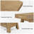 2-Tier Farmhouse Wooden End Table, Side Table with Storage shelves, Nightstand for Living Room and Bedroom-912363530