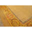 1840s Antique Gold European Aubusson Flatweave Wool Square Rug