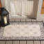 Tapis intérieur / extérieur ivoire / noir Arneshia-70428428