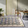 Kollektion 1767 Machine Woven Blue cream Rug