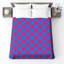 Couvre-lit matelassé à carreaux bleu et rose-131117882