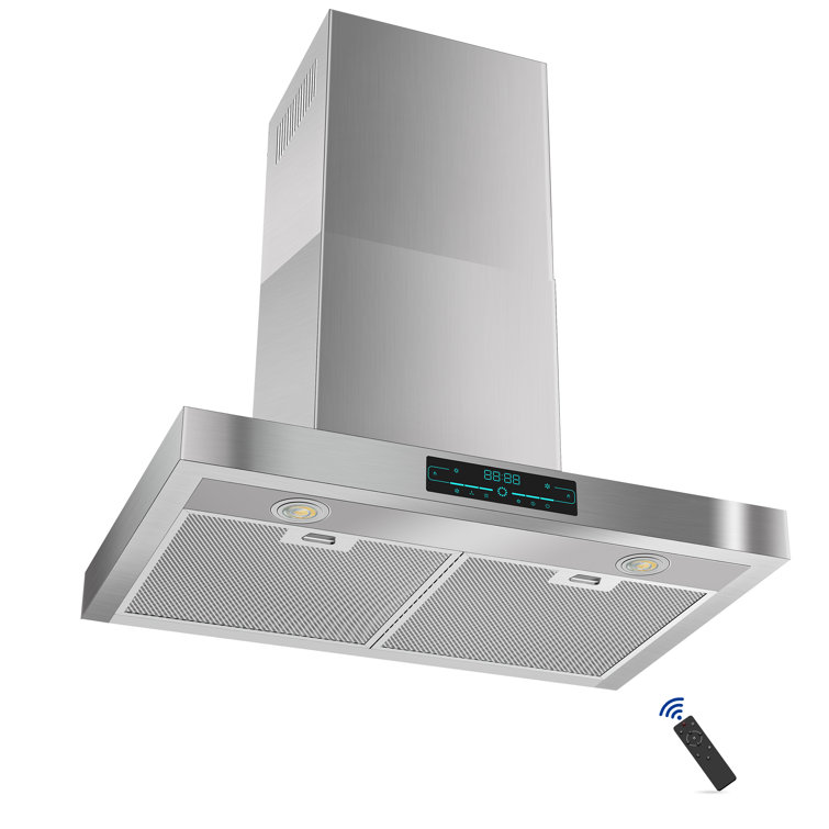 EKON KITCHEN EXPERT 30 900 Cubic Feet Per Minute Convertible Wall Mount  Range Hood with Light Included & Reviews
