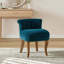 Fauteuil de coiffeuse avec pieds en bois massif Jonna-533703209