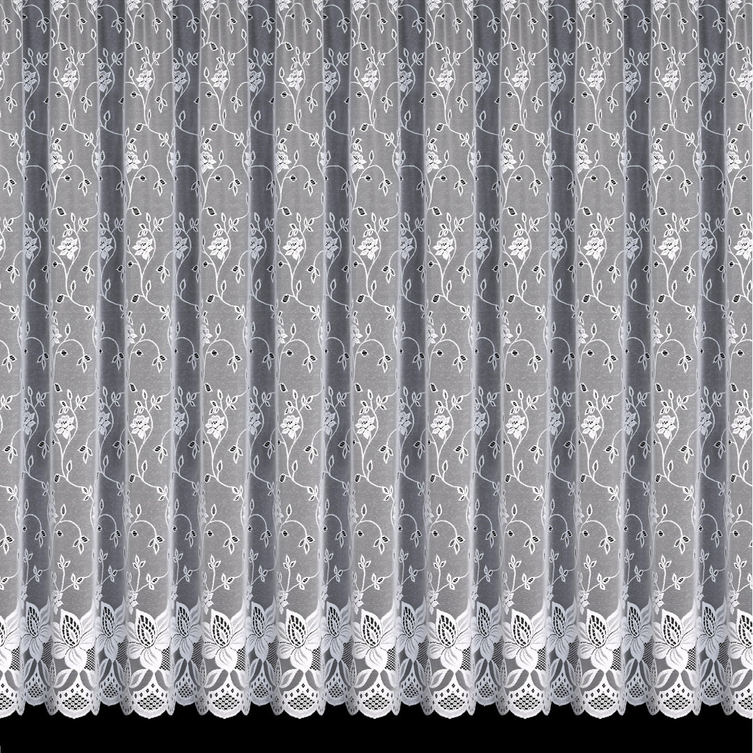 Cadell Lace Semi Sheer Curtain Panel