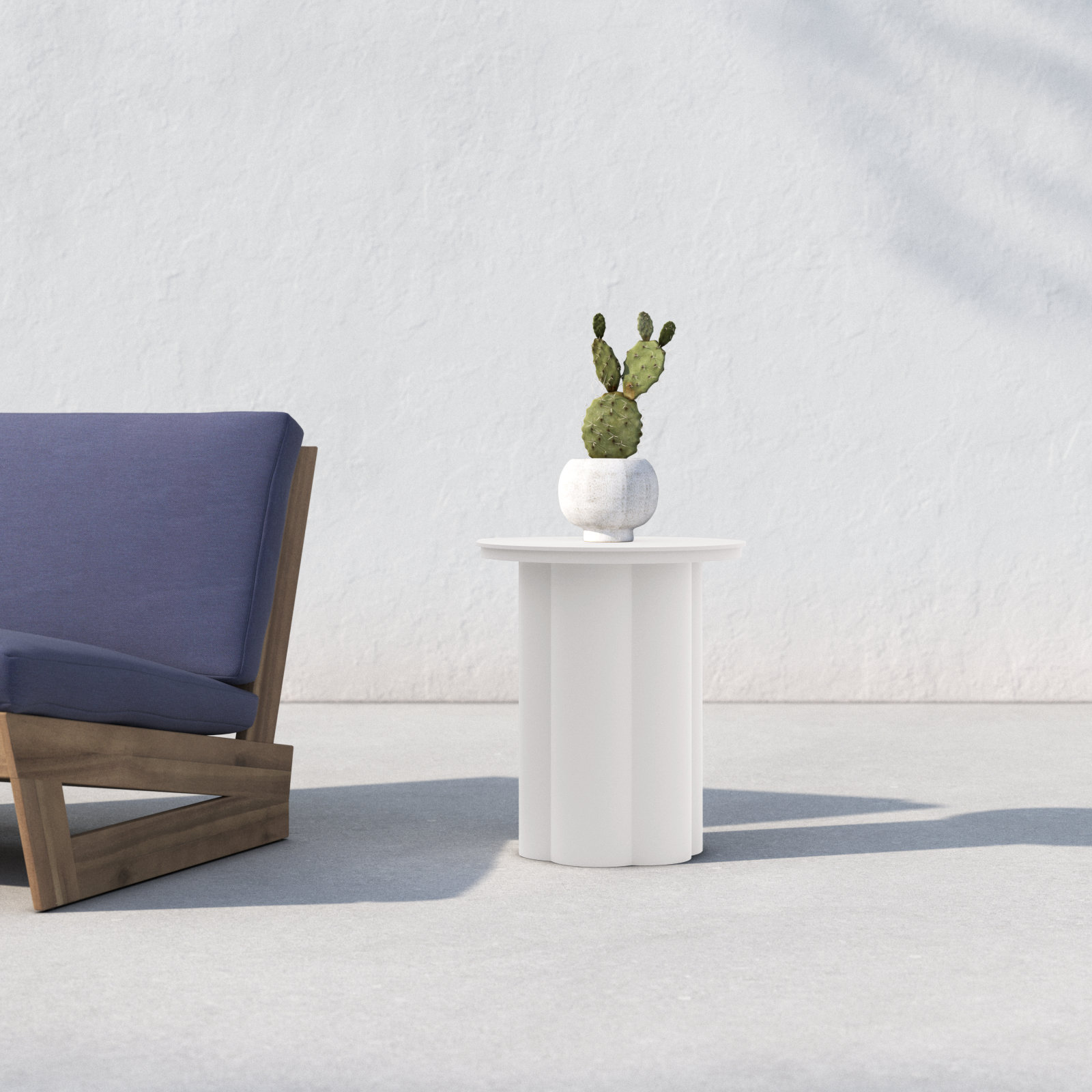 Bridgehampton 15.9'' Metal Outdoor Side Table
