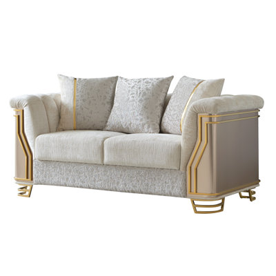 Causeuse en bois deux tons Chateau