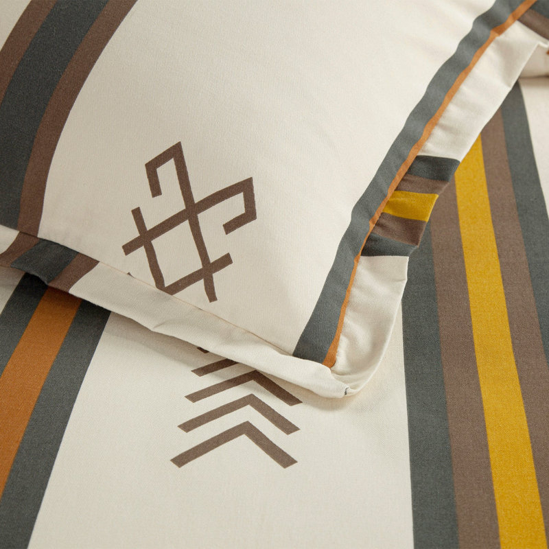 Toluca Twin Cotton Geometric Southwestern Comforter Set