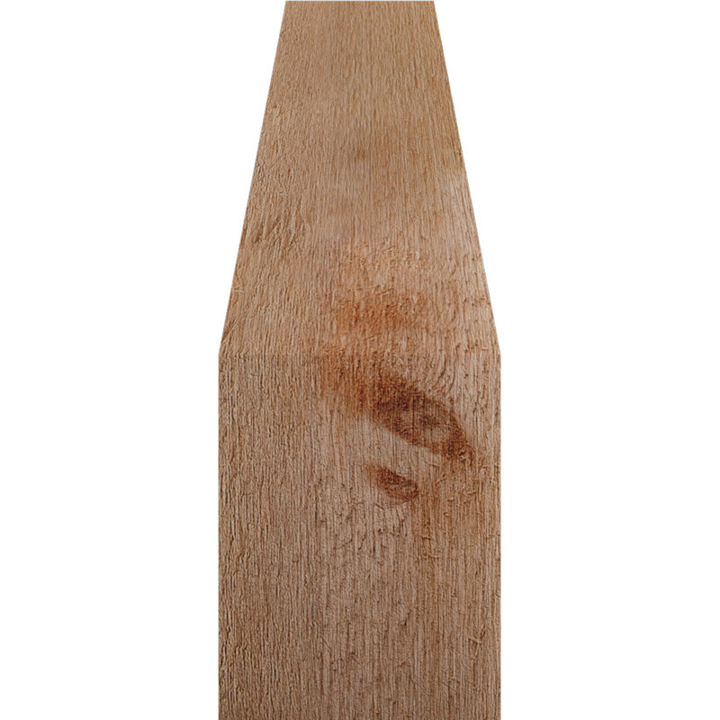 Attelle de genou traditionnelle, Cèdre rouge de l'Ouest (scié brut), H 14 po x l 4 po x P 14 po