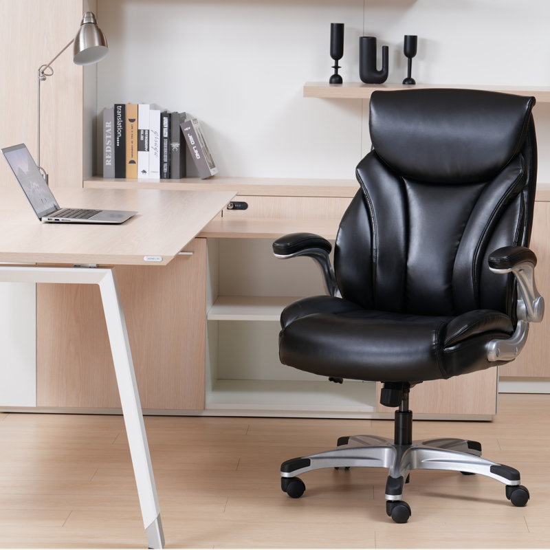 Fauteuil de bureau avec support lombaire Nouhaus, Noir