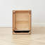 Armoire de rangement en chêne massif pour table de chevet