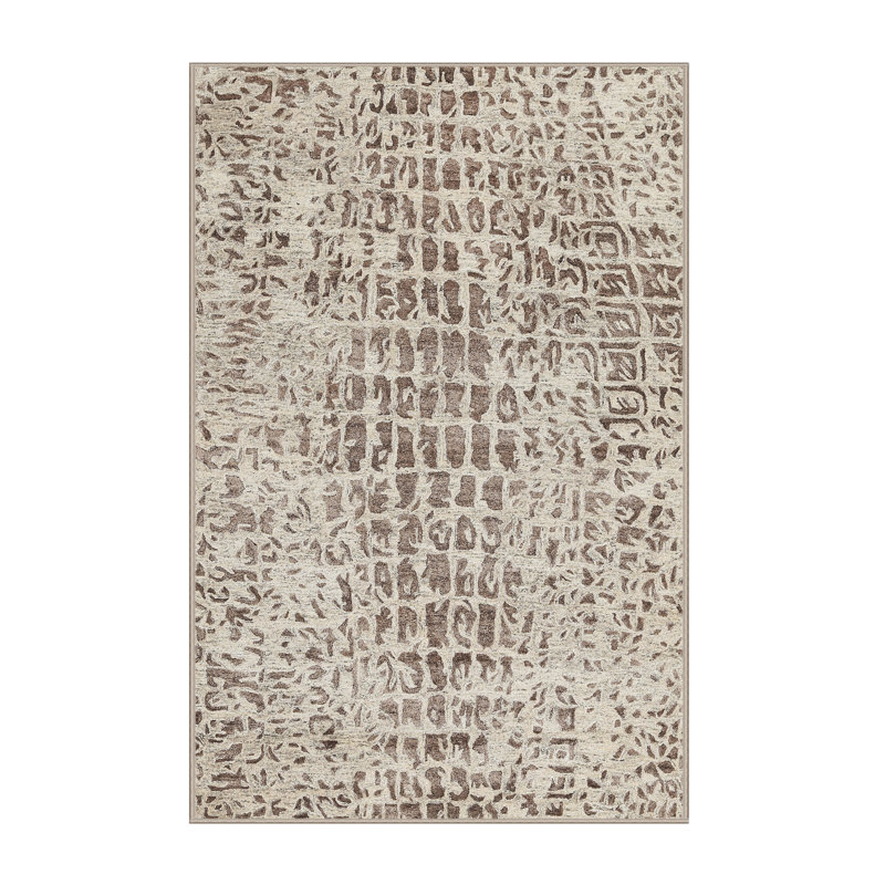 Tapis abstrait gris, Rectangle 8 pi x 12 pi