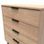 Turah 4 Drawer Chest (Ready Assembled)-412658739