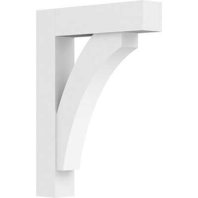 Support standard en PVC de qualité architecturale avec extrémités en bloc Thorton