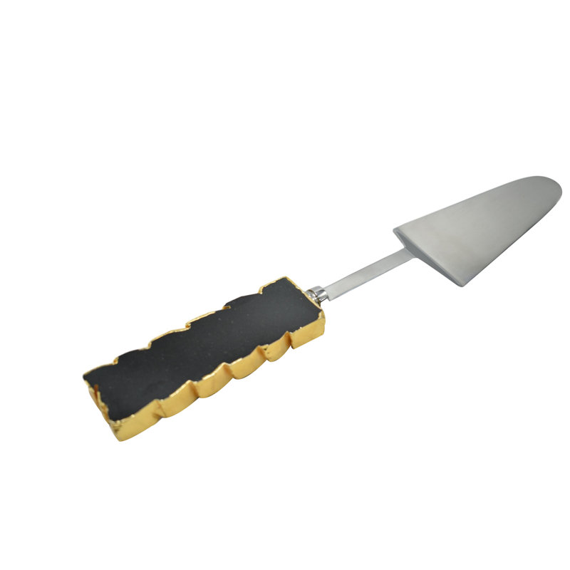 Desserte de gâteau de quartz naturel