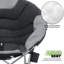 Ventilateur de bureau USB 6 ", ventilateur mural avec lumière DEL et crochet, pour bureau personnel