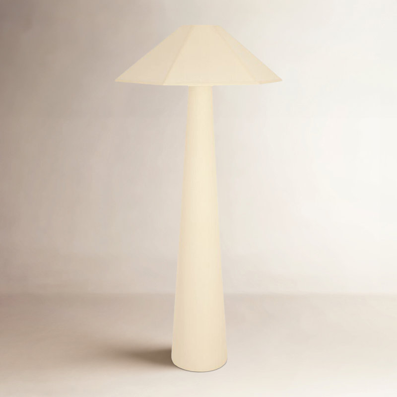 Gigi Floor Lamp, Cream, Cream