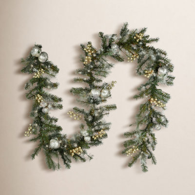 108" Pre-Lit Pomegranate Pine Garland