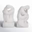 Sagebrook Home Wella Polyresin Thinking Man Bookends Set - Enhance Your Shelves-1296045650-1296045651