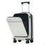 Ensemble de bagage à ouverture frontale 3 pièces, valise de transport rigide avec port USB, bagage extensible avec poignée et roulettes à verrou TSA-132487305