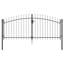 vidaXL Double Gate with Lock
