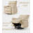 Oversized Recliner Chair, 360° Manual Rocker Swivel Recliner, Side Pockets And Cup Holders-411902101