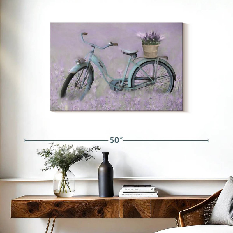 Vélo Mehar en lavande, H 24 po x l 36 po