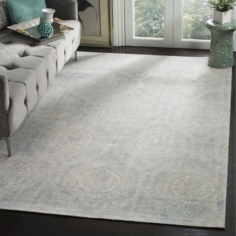 Spain Hand Loomed Performance Geometric Rug, Rectangle 8' x 10'