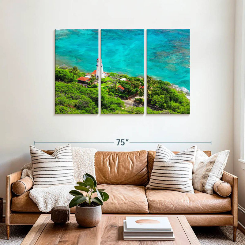 Phare de Diamond Head, H 36 po x l 57 po