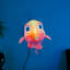 Ventilateur holographique de lampe murale DIY 3D