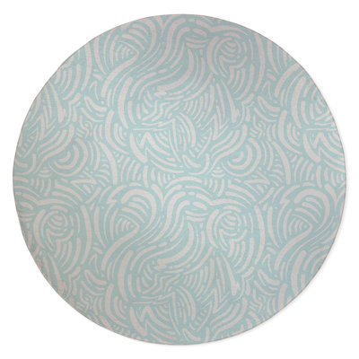 Cozy Swirl Non-Slip Outdoor Rug