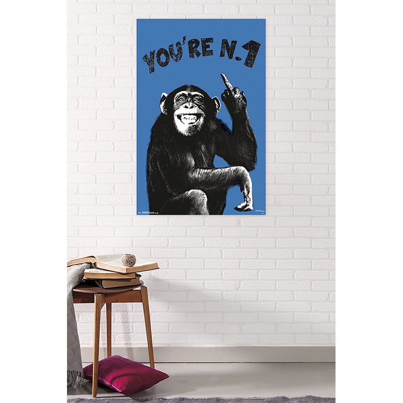 Impression sur papier chimpy-number one