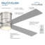 Ventilateur de plafond encastré à DEL 54 po Falco-116794734-116794736
