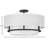 Graham Four-Light Semi-Flush Mount Ceiling Light w/ Faux Parchment Shades-55175284