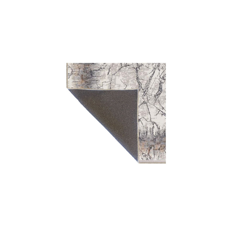 Tapis lavable à motif géométrique, Sous-tapis carré 3 pi 3 po inclus