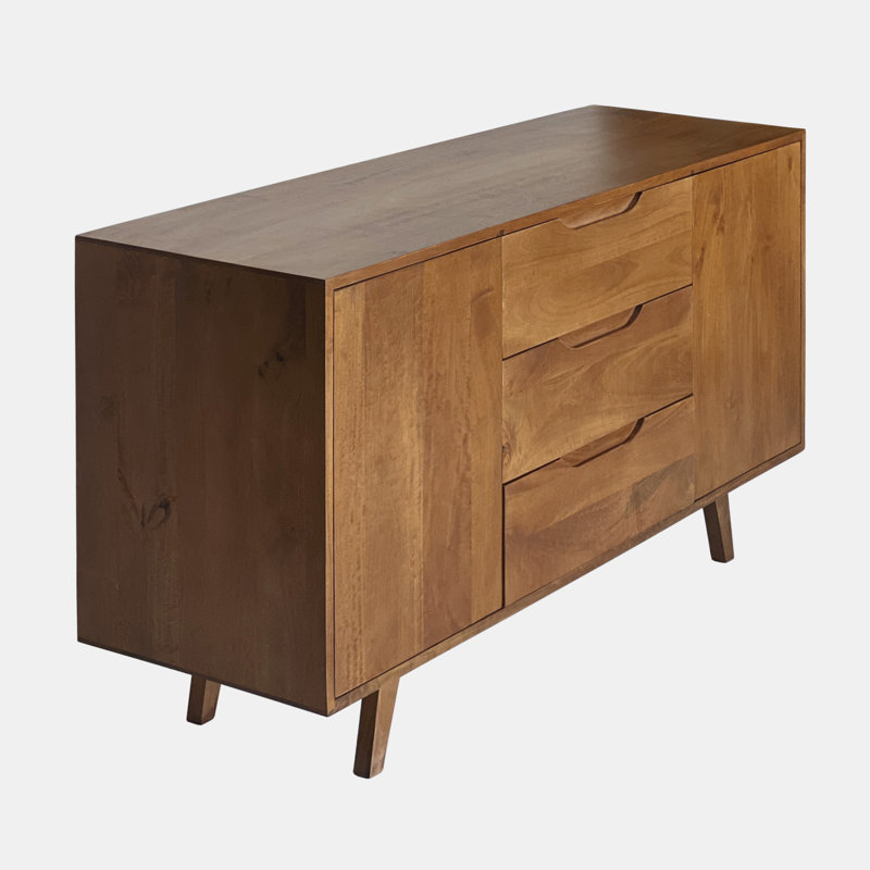 Candy 140cm Solid Wood Sideboard, Natural