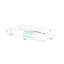 Nautilus Coral Turq Acrylic Rectangle Decorative Tray-121427299