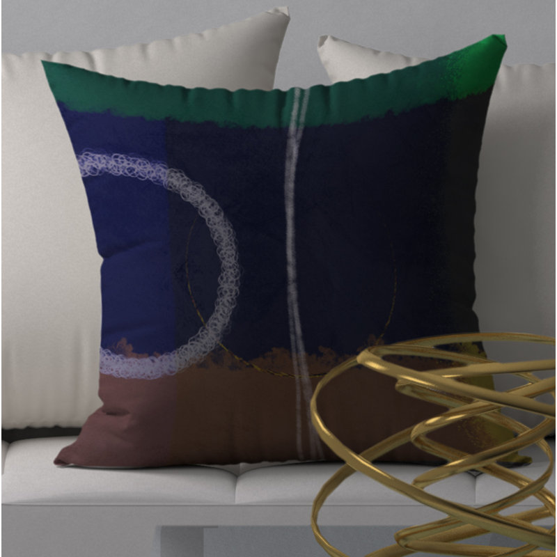 Housse de coussin carrée/insert, H 18 po x l 18 po