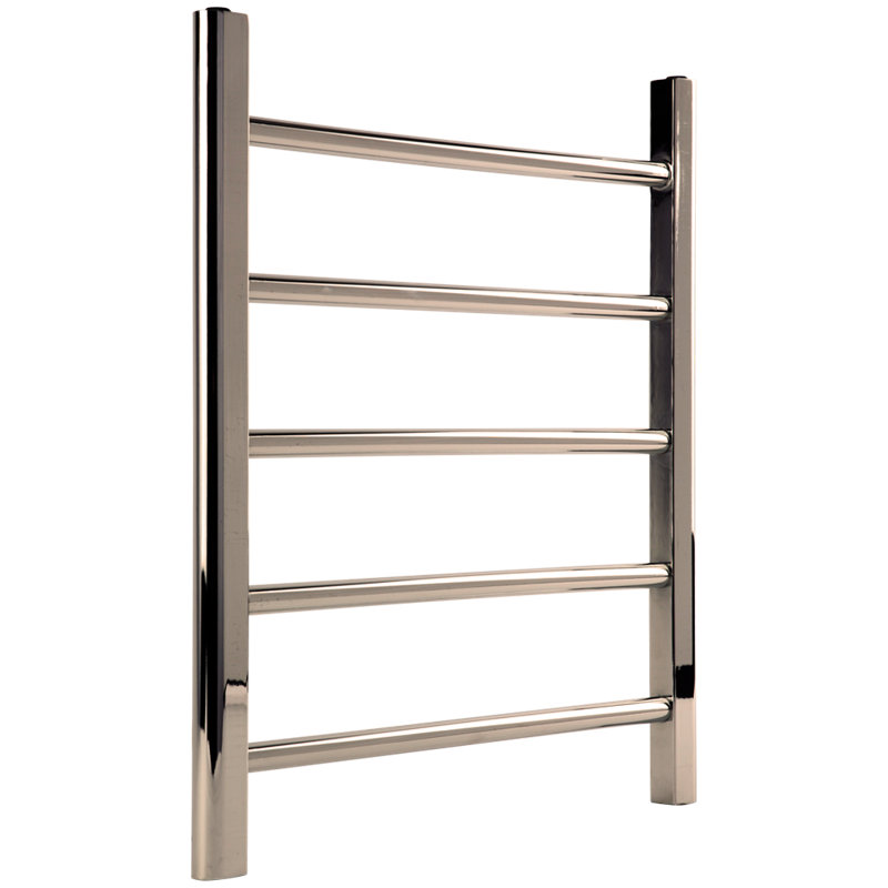 Ryton Wall Mount Electric Towel Warmer, Polished Nickel, 26" H x 24" W x 5.19" D