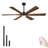 6 - Blade Solid Wood Ceiling Fan With Light, Wood Propeller Design Ceiling Fan With Remote,6 Speeds, Timer, Dimmable 3 Color Temps, Quiet Reversible Dc Motor, High Cfm-1443570900-1443570899-1443570901