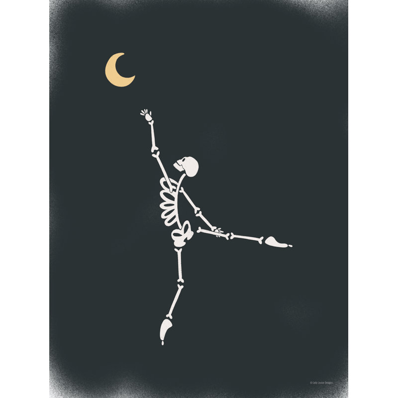 «Melanda Dancing Skeletons III» par Lady Louise Designs, H 18 po x l 12 po