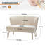 Noemi 111.7cm W 2-Seater Sofa with Channel-Tufted Back-165736764