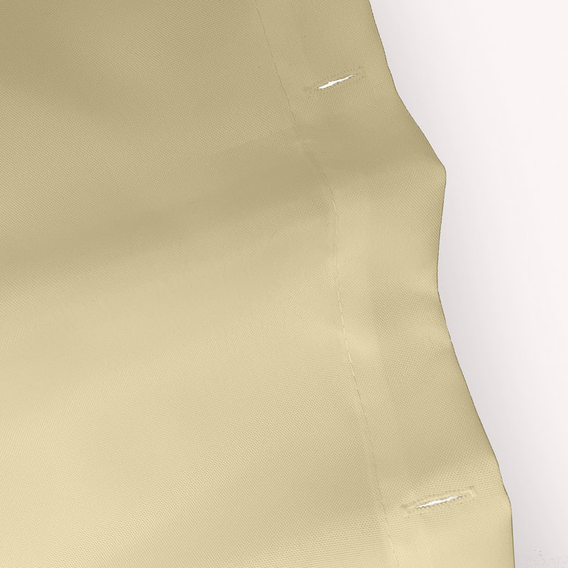 Rideau de douche simple Cavendish, Jaune