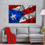 «Puerto Rico Flag», impression sur toile-1552030341