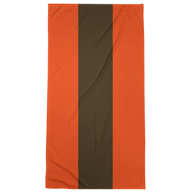Bath Towel, Orange/Brown