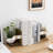 Decorative Whitewashed Arrow Solid Wood Bookends