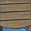 Table d'appoint d'extérieur durable en bois d'acacia résistante aux intempéries, pour les patios et les terrasses-270910360