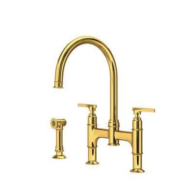 Southbank Bridge Kitchen Faucet With Side Spray