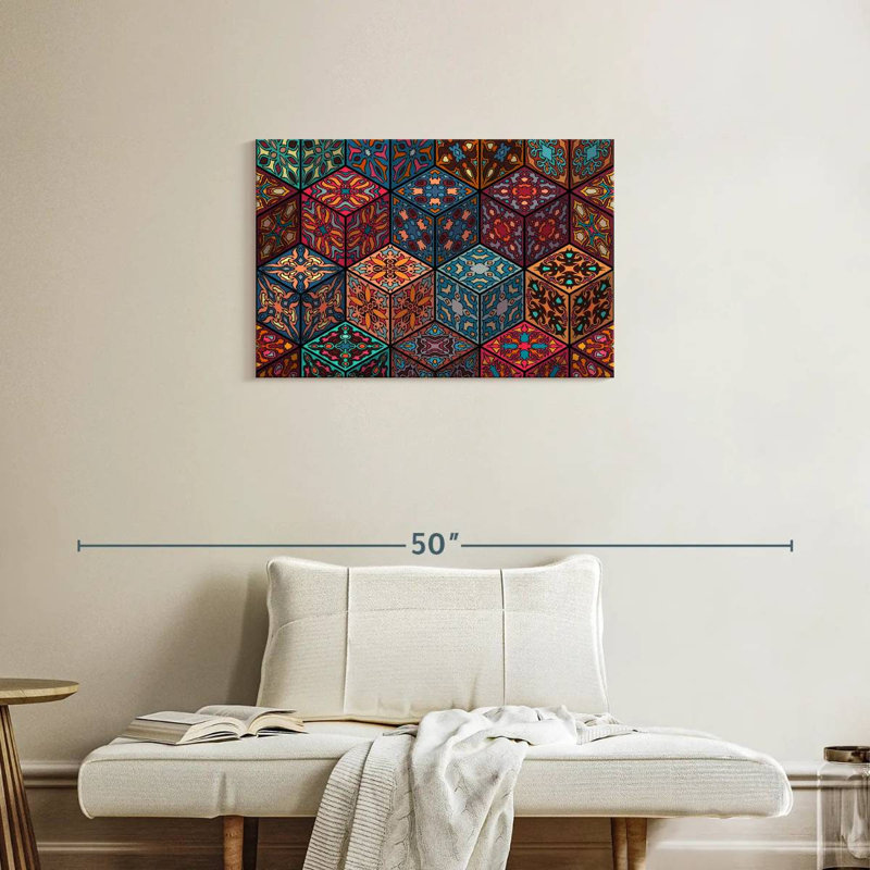 Cubes de mandala Kerner, H 20 po x l 30 po
