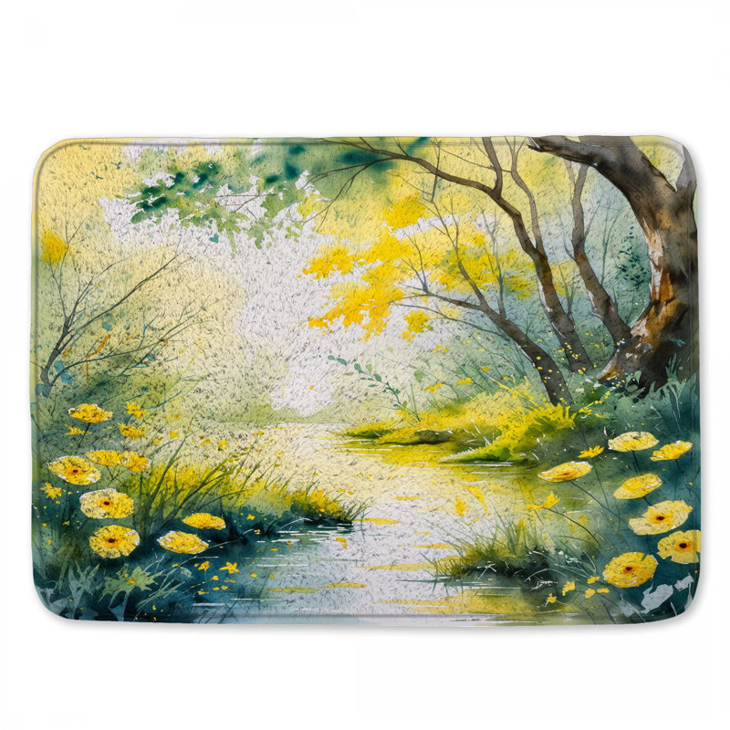 Tapis de bain Springtime, L 34 po x L 21 po