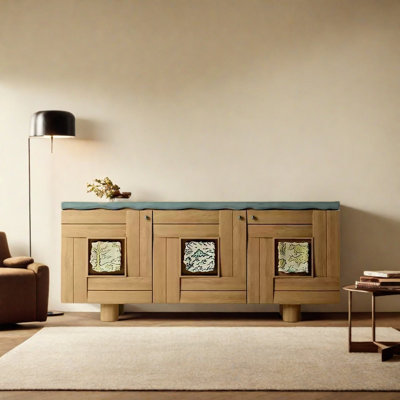 Light Luxury Living Room Sideboard 62.99'' Sideboard